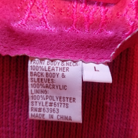 2 Pieces: Suede Jacket & Sleeveless Turtleneck - Picture 6 of 10